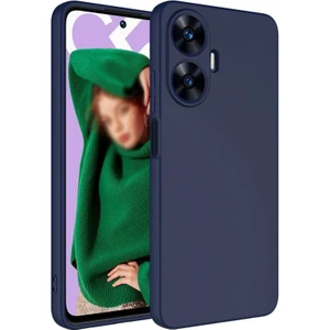 Techno Guru Realme C55 Içi Kadife Dolgulu Şık Candy Lansman Silikon Kılıf
