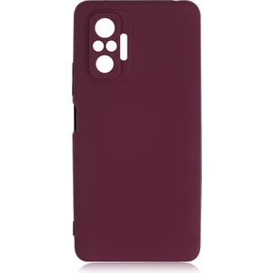 Techno Guru Redmi Note 10 Pro Içi Kadife Dolgulu Şık Candy Lansman Silikon Kılıf