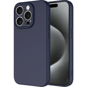 Techno Guru iPhone 15 Pro Max Içi Kadife Dolgulu Şık Candy Lansman Silikon Kılıf