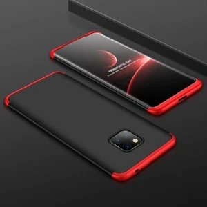 Huawei Mate 20 Pro Kılıf 3 Parçalı Şık Patch Sert Silikon Kapak