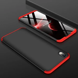 Techno Guru Redmi 7A 3 Parçalı Tam Koruma Şık Astrea Premium Sert Kılıf