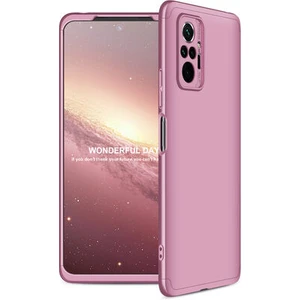 Techno Guru Redmi Note 10 Pro 3 Parçalı Tam Koruma Şık Astrea Premium Sert Kılıf