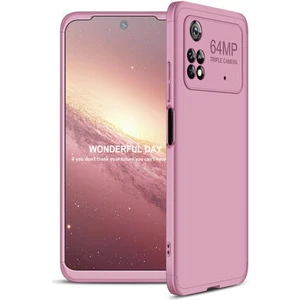 Techno Guru Poco M4 Pro 4g 3 Parçalı Tam Koruma Şık Astrea Premium Sert Kılıf