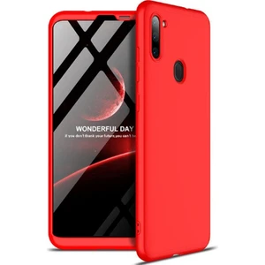 Samsung Galaxy A11 Kılıf 3 Parçalı Şık Patch Sert Silikon Kapak