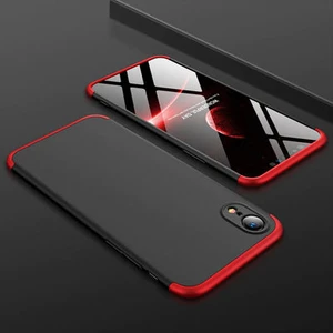 Techno Guru iPhone Xr 3 Parçalı Tam Koruma Şık Astrea Premium Sert Kılıf