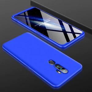 Techno Guru Oppo A9 2020 3 Parçalı Tam Koruma Şık Astrea Premium Sert Kılıf