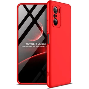 Techno Guru Redmi K40 3 Parçalı Tam Koruma Şık Astrea Premium Sert Kılıf