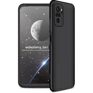 Techno Guru Redmi Note 10S 3 Parçalı Tam Koruma Şık Astrea Premium Sert Kılıf