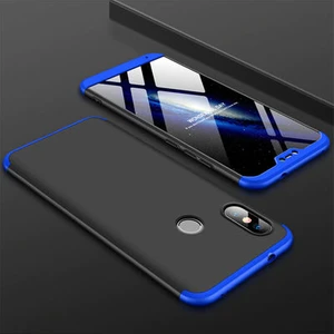 Techno Guru Xiaomi Mi A2 Lite 3 Parçalı Tam Koruma Şık Astrea Premium Sert Kılıf