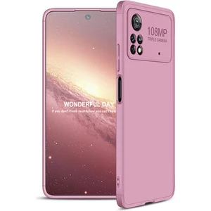 Poco X4 Pro 5g Kılıf 3 Parçalı Şık Patch Sert Silikon Kapak