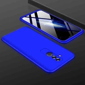 Huawei Mate 20 Lite Kılıf 3 Parçalı Şık Patch Sert Silikon Kapak