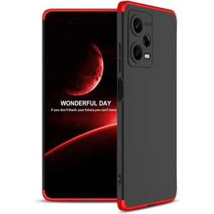 Techno Guru Redmi Note 12 Pro 5g 3 Parçalı Tam Koruma Şık Astrea Premium Sert Kılıf