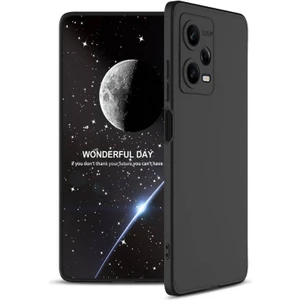 Techno Guru Redmi Note 12 Pro 5g 3 Parçalı Tam Koruma Şık Astrea Premium Sert Kılıf