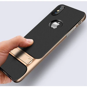 Techno Guru iPhone x Şık Tasarımlı Standlı Verus Silikon Kılıf Verus
