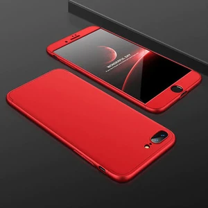 Techno Guru iPhone 8 Plus 3 Parçalı Tam Koruma Şık Astrea Premium Sert Kılıf
