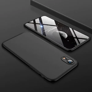 Techno Guru iPhone Xr 3 Parçalı Tam Koruma Şık Astrea Premium Sert Kılıf