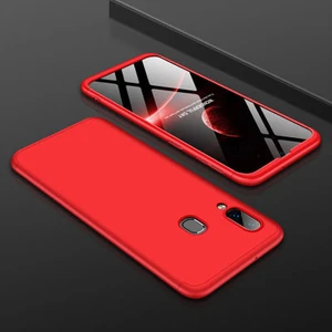 Techno Guru Samsung Galaxy A20 3 Parçalı Tam Koruma Şık Astrea Premium Sert Kılıf