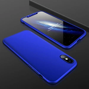 Techno Guru iPhone x 3 Parçalı Tam Koruma Şık Astrea Premium Sert Kılıf