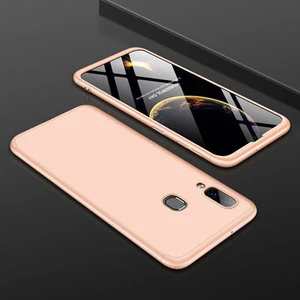Techno Guru Samsung Galaxy A10S 3 Parçalı Tam Koruma Şık Astrea Premium Sert Kılıf