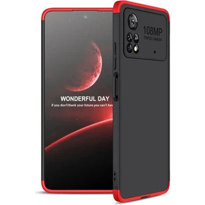 Techno Guru Poco X4 Pro 5g 3 Parçalı Tam Koruma Şık Astrea Premium Sert Kılıf