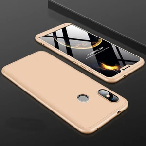 Techno Guru Xiaomi Mi A2 Lite 3 Parçalı Tam Koruma Şık Astrea Premium Sert Kılıf