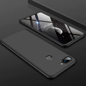Techno Guru Xiaomi Mi 8 Lite 3 Parçalı Tam Koruma Şık Astrea Premium Sert Kılıf