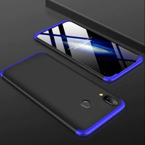 Techno Guru Huawei P Smart 2019 3 Parçalı Tam Koruma Şık Astrea Premium Sert Kılıf