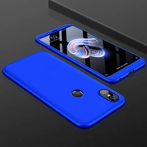 Redmi Note 7 Kılıf 3 Parçalı Şık Patch Sert Silikon Kapak