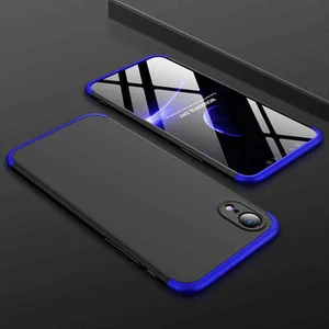 Techno Guru iPhone Xr 3 Parçalı Tam Koruma Şık Astrea Premium Sert Kılıf