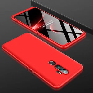 Techno Guru Oppo A5 2020 3 Parçalı Tam Koruma Şık Astrea Premium Sert Kılıf
