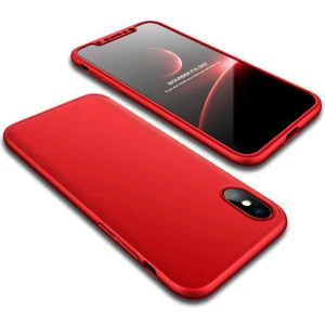 Techno Guru iPhone x 3 Parçalı Tam Koruma Şık Astrea Premium Sert Kılıf