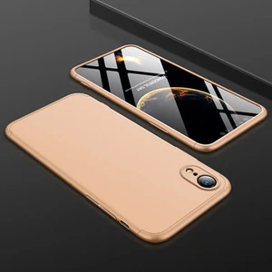 Techno Guru iPhone Xr 3 Parçalı Tam Koruma Şık Astrea Premium Sert Kılıf
