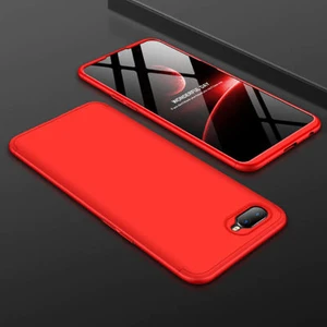 Techno Guru Oppo Ax7 3 Parçalı Tam Koruma Şık Astrea Premium Sert Kılıf