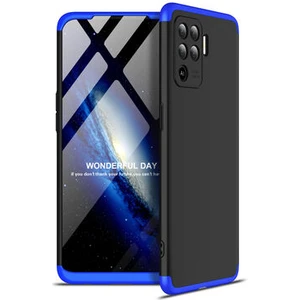 Techno Guru Oppo Reno 5 Lite 3 Parçalı Tam Koruma Şık Astrea Premium Sert Kılıf