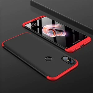 Techno Guru Redmi Note 6 Pro 3 Parçalı Tam Koruma Şık Astrea Premium Sert Kılıf
