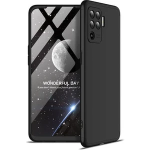 Techno Guru Oppo Reno 5 Lite 3 Parçalı Tam Koruma Şık Astrea Premium Sert Kılıf