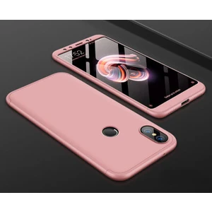 Techno Guru Xiaomi Mi A2 Lite 3 Parçalı Tam Koruma Şık Astrea Premium Sert Kılıf