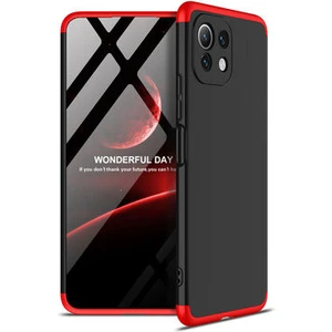 Techno Guru Xiaomi Mi 11 Lite 3 Parçalı Tam Koruma Şık Astrea Premium Sert Kılıf