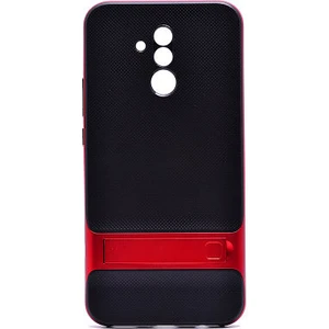 Techno Guru Huawei Mate 20 Lite Şık Tasarımlı Standlı Verus Silikon Kılıf Verus