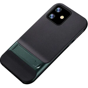 Techno Guru iPhone 11 Şık Tasarımlı Standlı Verus Silikon Kılıf Verus