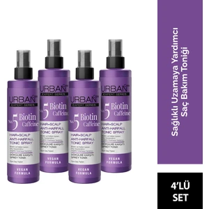 Urban Care Expert Biotin & Kafein Sprey Tonik 200 ml x 4