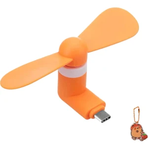 Cacaoc Tipi Küçük Taşınabilir Fan Tutucu Fan Plastik Fan Cep Telefonu Güç Bankası Için (Yurt Dışından)