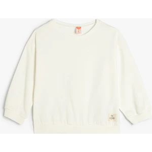 Basic Sweat Uzun Kollu Şardonlu Pamuklu