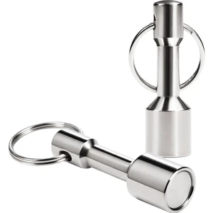 Mıknatıslı Anahtarlık - Güçlü Neodyum Mıknatıslı Askı Manyetik Anahtarlık 12MM -1 Adet