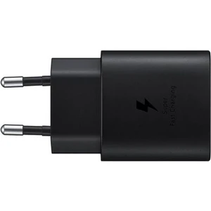 Siyah Galaxy S24 Ultra Type-C Fast Şarj Adaptörü 25W Siyah (Samsung Türkiye Garantili) USB Type C 2