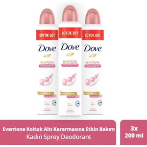 Kadın Sprey Deodorant Eventone Kalendula Özü Büyük Boy 200 ml X3 Adet