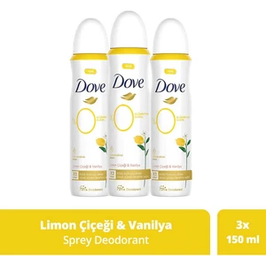 Kadın Deodorant Limon Çiçeği & Vanilya 150ML X3 Adet