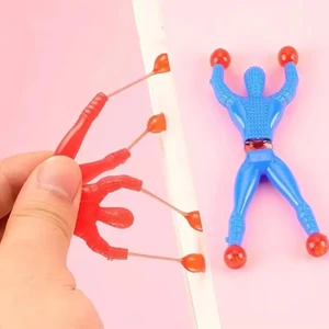 Cama Yapışkan Takla Atan Örümcek Adam Oyuncak Şaka Yapışkan Taklacı Spider Man - 1 Adet