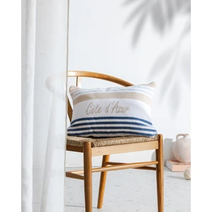 Madame Coco Ardoix Kırlent Kılıfı  Bej-lacivert  33X50 cm