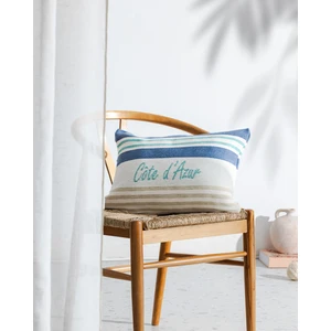 Madame Coco Ardoix Kırlent Kılıfı  Lacivert-bej  33X50 cm